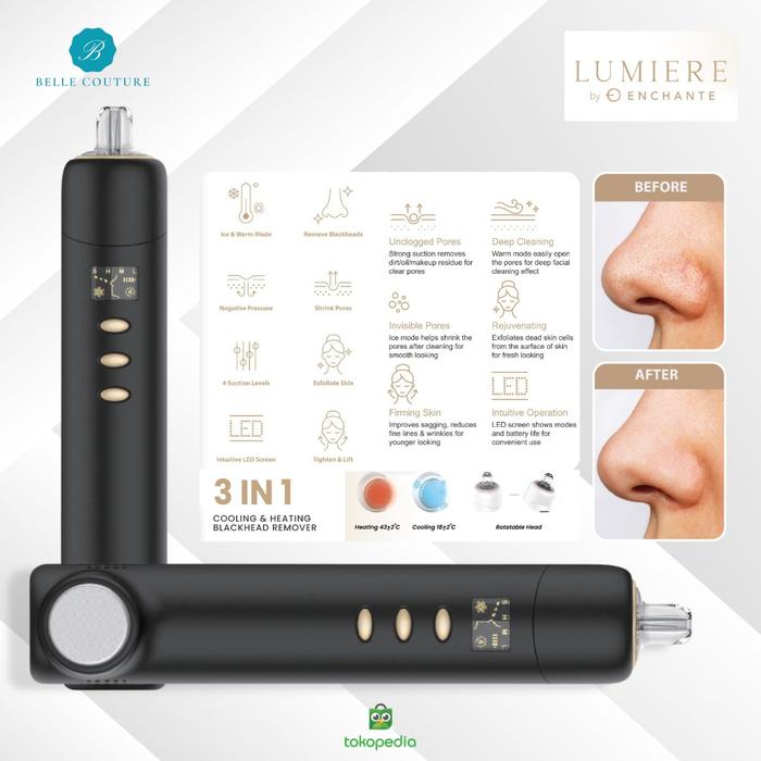 Gambar Enchante Lumiere 3 IN 1 Cooling & Heating Blackhead Remover dari Belle Couture Kota Administrasi Jakarta Selatan Tokopedia