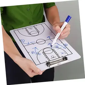 Papan Strategi Basketball Coach Board Tulis Yang Dapat Dihapus