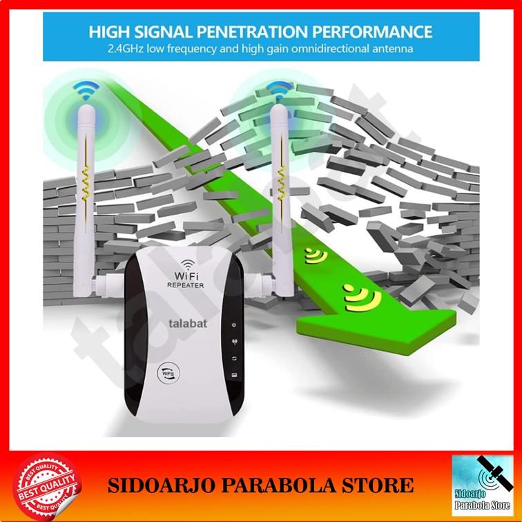 Wifi Range Extender Router Repeater Amplifier Signal 300Mbps External 2 Antena Perluas Sinyal Wireless 2.4Ghz Access Point Nirkabel 2