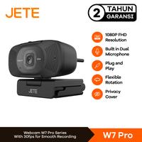 Gambar Webcam JETE W7 Pro Web Cam 1080p Full HD Kamera Handphone Laptop With Dual Microphone Camera Video Meeting Komputer dari JETE Authorized Store Kota Administrasi Jakarta Pusat 1 Tokopedia