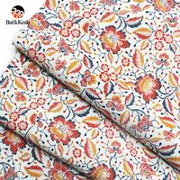 Gambar Batik Keris Bahan Potongan Batik Motif Arum Puspa - Merah, 2Meter dari BATIK KERIS OFFICIAL Kab. Sukoharjo 3 Tokopedia