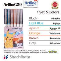 Gambar Artline 210 x Pokemon - Sign Pen 0.6mm / Pulpen Writing Pens EK 210 / EK-210 Set 6 Pcs 6PB1 6PB2 - SET 1 210/6PB1 dari Artline Indonesia Kota Surabaya 3 Tokopedia