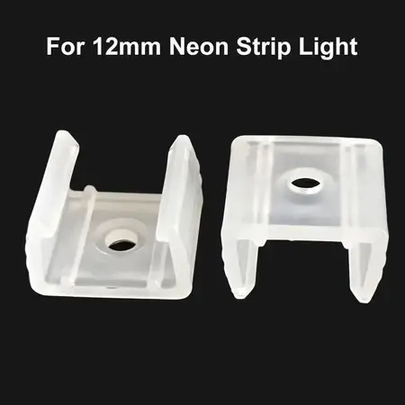 KLEM  dan scrup LAMPU NEON BRAKET LED NEON FLEX LAMPU SELANG SMD DC 12V 220v 3