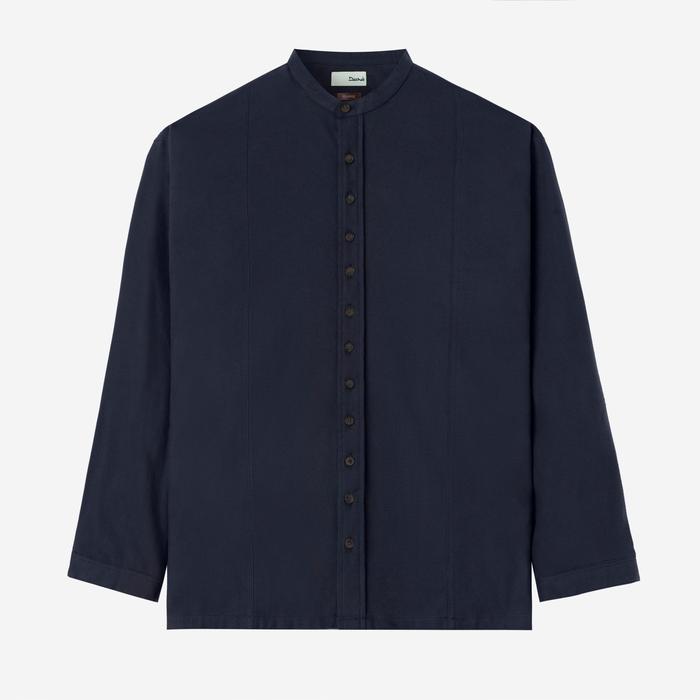 Gambar Baju Muslim Duha Muslimwear - Nadeer Shirt Long Sleeve - Dark Navy dari Duha Muslim Wear Kota Tangerang Tokopedia