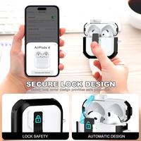 Gambar Case AirPods 4 Getgard Trend with Lock Shockproof Casing - Black dari GET-WID Kota Administrasi Jakarta Barat 2 Tokopedia