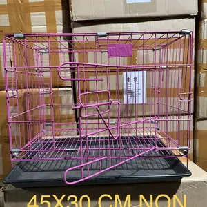 KANDANG KUCING SIZE M 45x30x30 CM + FREE TATAKAN