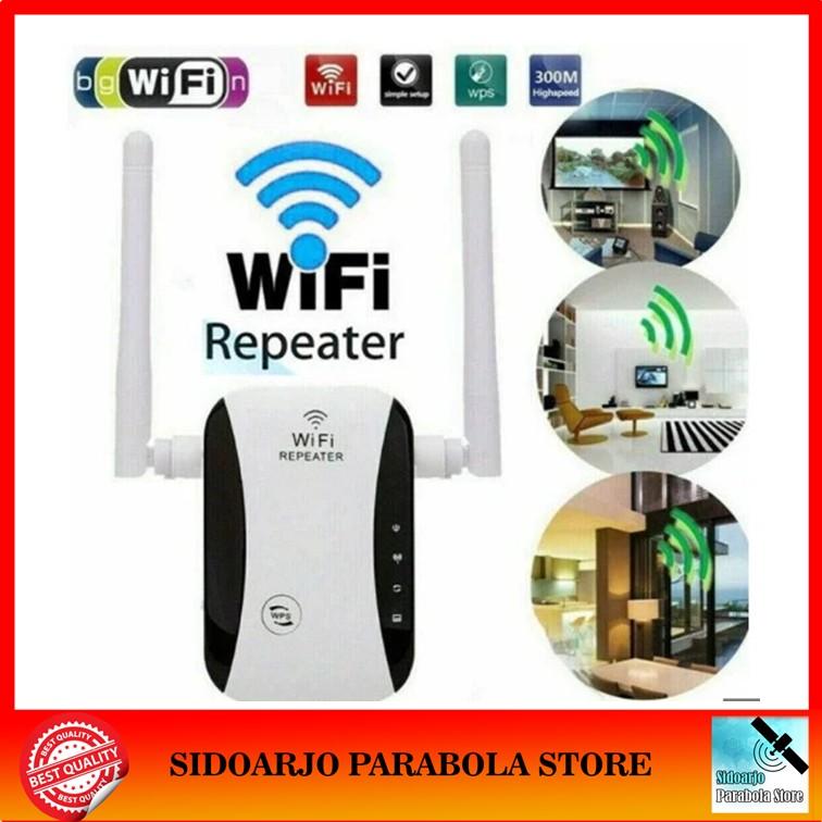 Wifi Range Extender Router Repeater Amplifier Signal 300Mbps External 2 Antena Perluas Sinyal Wireless 2.4Ghz Access Point Nirkabel 0