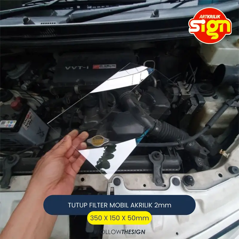 Acrylic Pelindung Tutup Filter Udara Mobil Avanza / Xenia / Rush / Terios 0