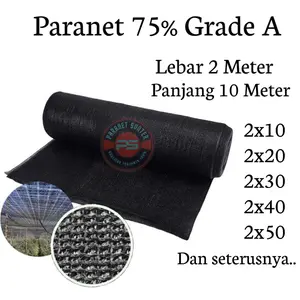 Paranet 75% Lebar 2 Meter Panjang 10 meter ( 2x10 )