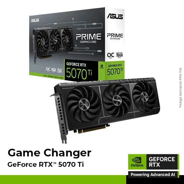 ASUS PRIME GeForce RTX 5070 Ti 16GB GDDR7 OC Edition