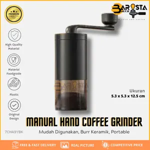 Alat Penggiling Kopi Manual Hand Coffee Grinder Ceramic Burr | Giling Biji Kopi Espresso Rumahan Sesuai Gambar | baristadailyID
