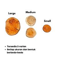 Gambar IMPODIO  Woodslice Tatakan Gelas Kayu Rustic | Alas Piring Saji Papan Kayu Bulat Properti Foto Makanan - SMALL dari Impodio Kota Tangerang Selatan 2 Tokopedia