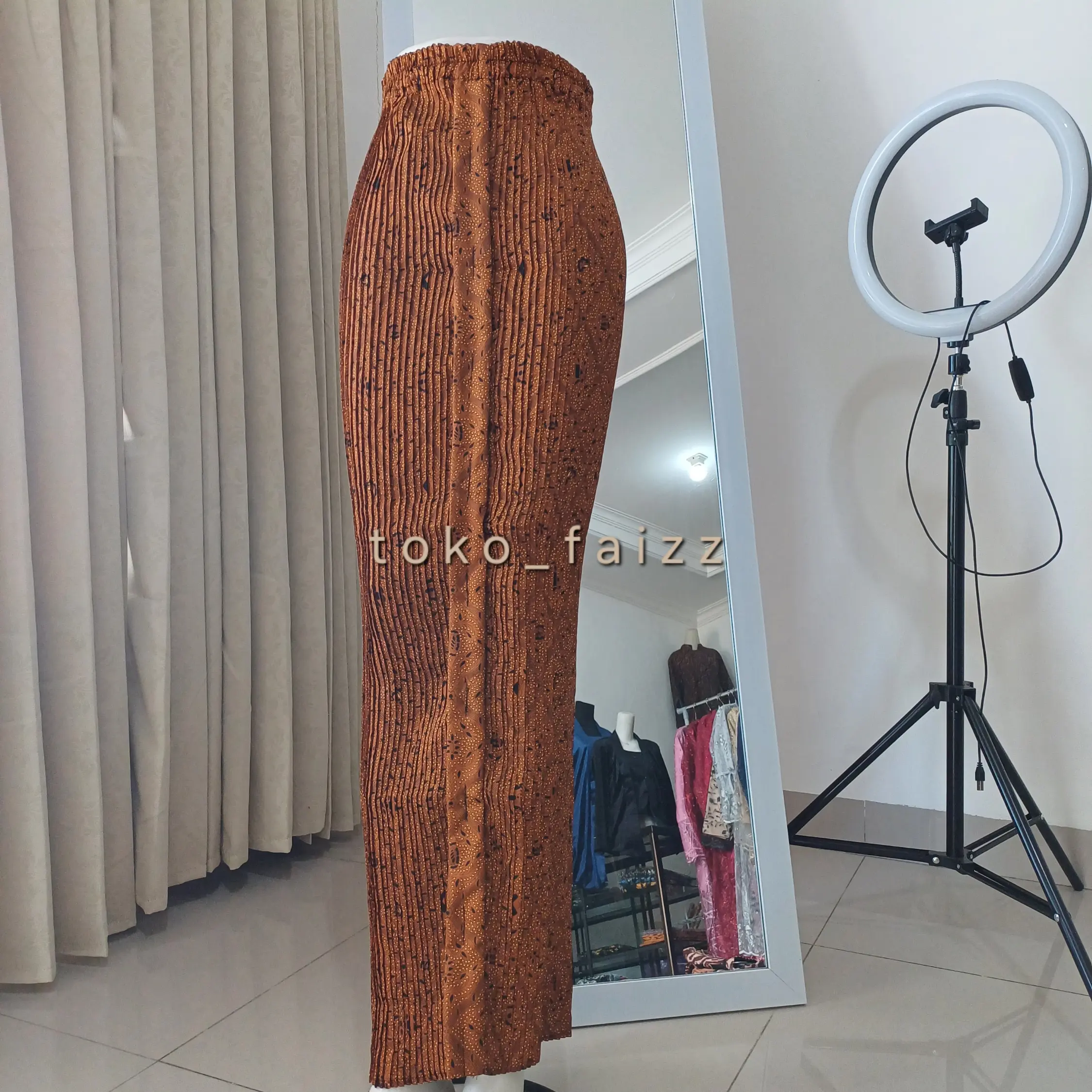 Rok Plisket  Batik/Rok Batik Klasik/Rok Batik Tradisional/Rok Kebaya/Bawahan Kebaya/Rok Batik Jumbo