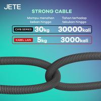 Gambar JETE Kabel Data CX18 100W Magnetic Type C to Type C Self Winding Fast Charging   Cable Charger   - Garansi Resmi 2 Tahun dari Doran Gadget Official Kota Administrasi Jakarta Pusat 5 Tokopedia