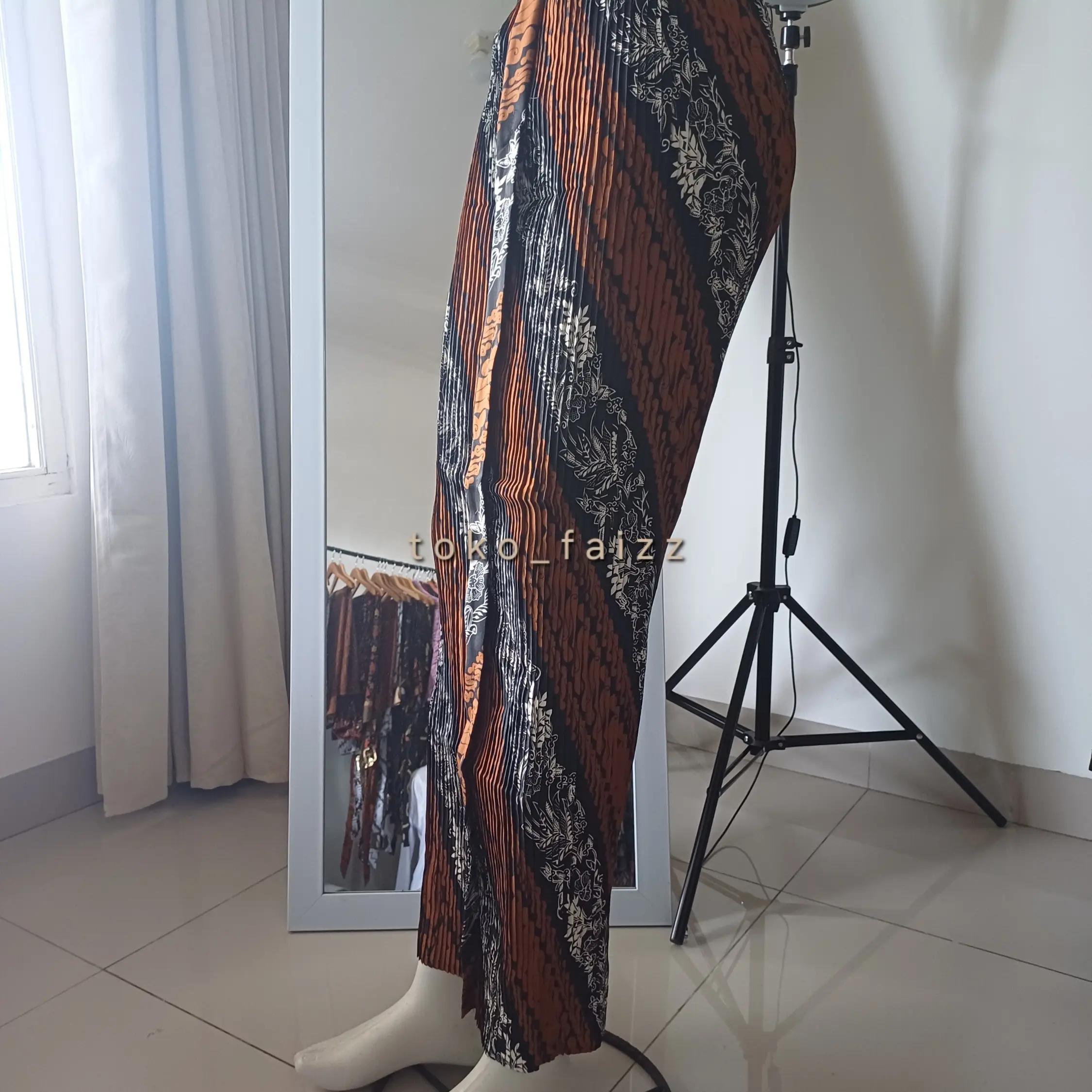 Rok Plisket Batik/Rok Kwbaya/Bawahan Kebaya/Rok Batik Klasik/Rok Batik Kartinian