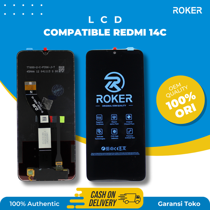 Gambar LCD TOUCHSCREEN COMPATIBLE XIAOMI REDMI 14C TS FULLSET BY ROKER dari Roker Indonesia Kota Administrasi Jakarta Pusat Tokopedia