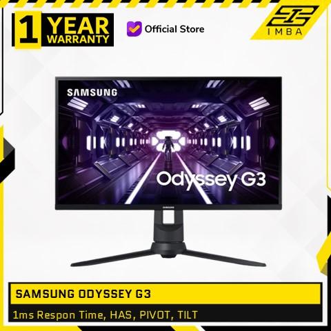 Gambar Samsung 27" Odyssey G3 FHD Ergonomics Monitor [1080p, 165Hz] dari IMBA PC Kota Administrasi Jakarta Utara Tokopedia