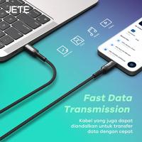 Gambar JETE Kabel Data CX18 100W Magnetic Type C to Type C Self Winding Fast Charging   Cable Charger   - Garansi Resmi 2 Tahun dari Doran Gadget Official Kota Administrasi Jakarta Pusat 4 Tokopedia