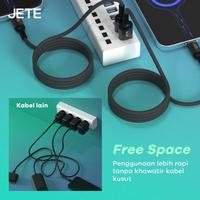 Gambar JETE Kabel Data CX18 100W Magnetic Type C to Type C Self Winding Fast Charging   Cable Charger   - Garansi Resmi 2 Tahun dari Doran Gadget Official Kota Administrasi Jakarta Pusat 3 Tokopedia