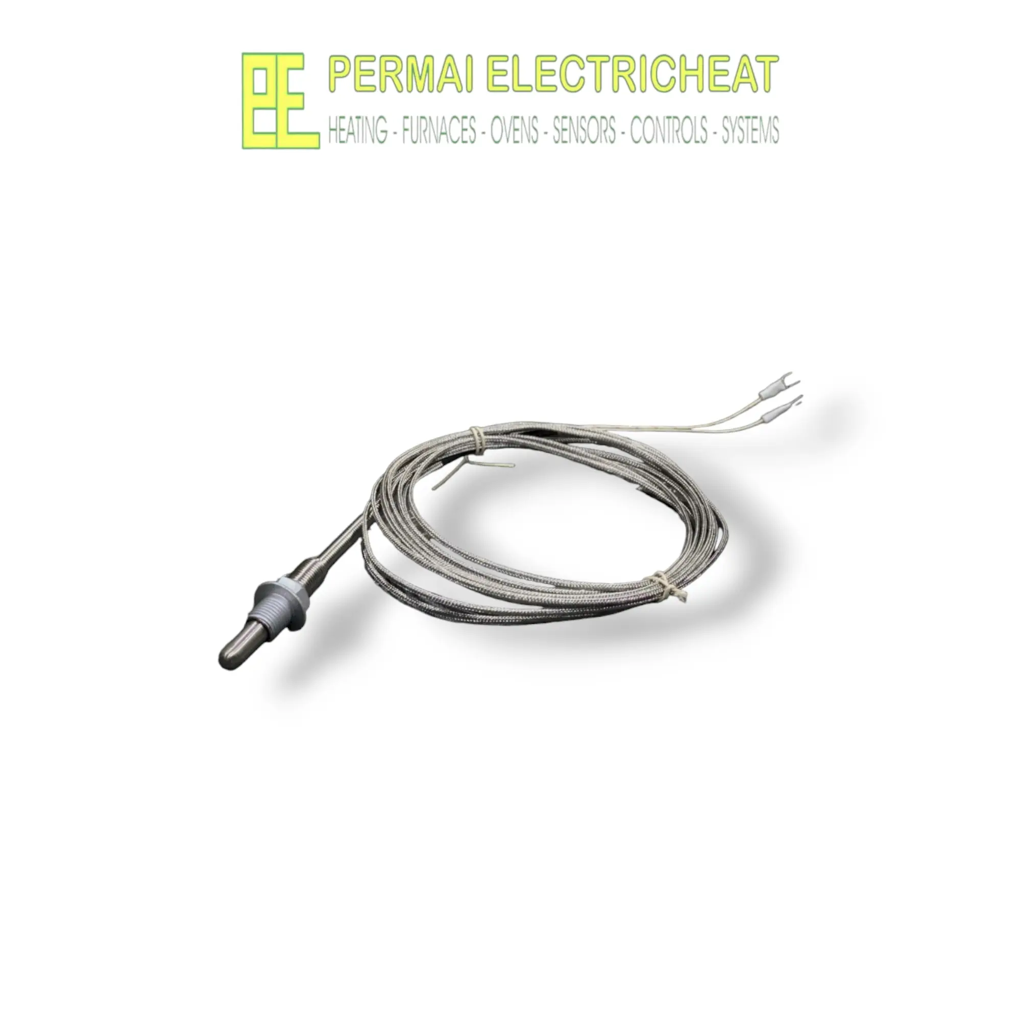 Sensor Suhu Thermocouple PT 100 Drat 16 mm Kabel Stick