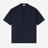 Gambar Baju Muslim Duha Muslimwear - Nadeer Shirt Short Sleeve - Dark Navy dari Duha Muslim Wear Kota Tangerang 1 Tokopedia