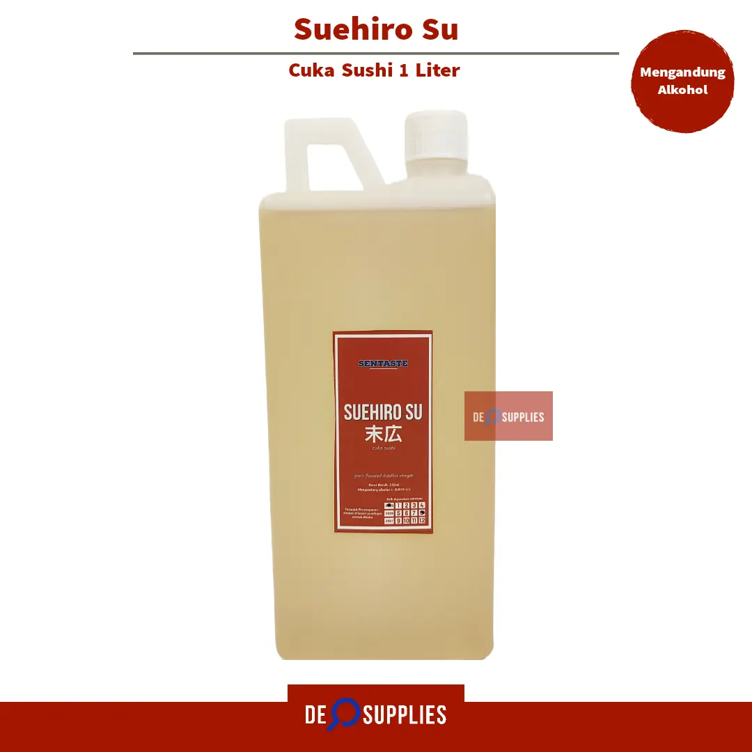 Sentaste Suehiro Su 1L - Sushi Vinegar Cuka Beras Rice Vinegar Grain Jepang