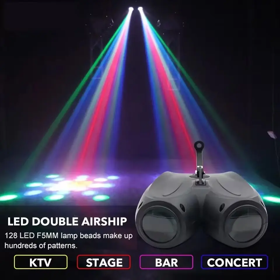 Lampu LED Laser Lighting Panggung Lampu Disko RGB Disco Kontrol Suara