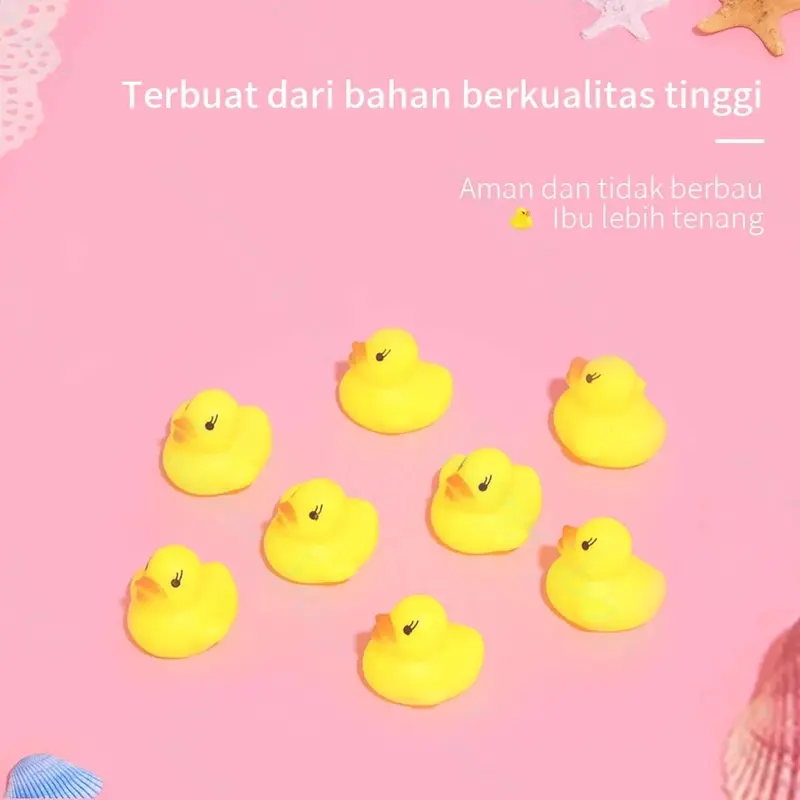 [FELIZKIDS] [FK348] Mainan Bebek Mini / Bebek Karet Mainan Mandi Anak / Baby Bath Toys / Bebek Mini Mainan Anak Saat Mandi / Bebek 4