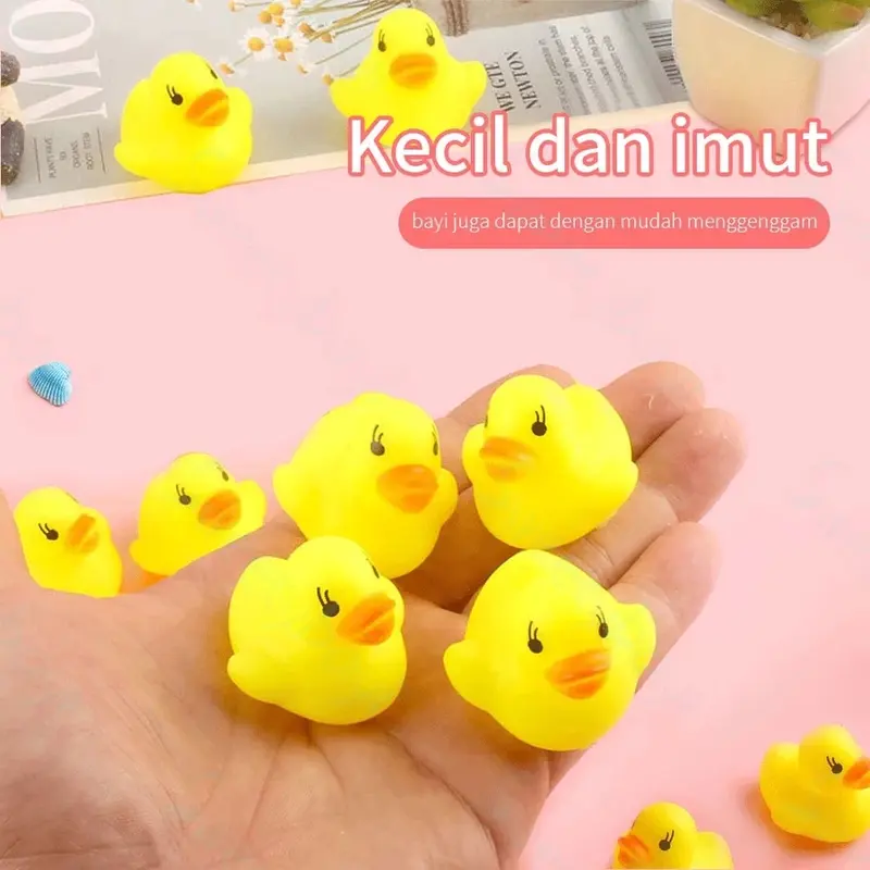 [FELIZKIDS] [FK348] Mainan Bebek Mini / Bebek Karet Mainan Mandi Anak / Baby Bath Toys / Bebek Mini Mainan Anak Saat Mandi / Bebek 8