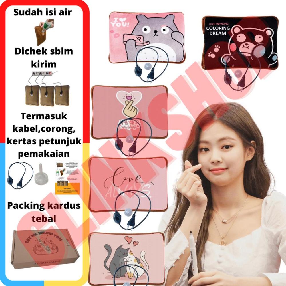 Terlaris!!! glinkshop1 Bantal Haid Menstruasi terapi air panas elektrik penghangat perut pereda nyeri covid19 - Two Kitten