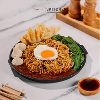 Gambar SKITCHEN Cast Iron Hamburg Hotplate Large (25 cm) - Alat Panggangan Porsi Besar Anti Gores dari SKITCHEN Indonesia Kota Administrasi Jakarta Barat 4 Tokopedia
