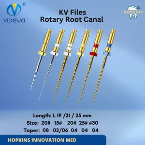 KV Files Stainless Steel Dental Endo Root Canal Files Jarum Endo - Hopkins Videya