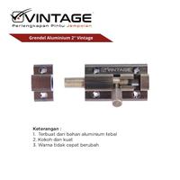 Gambar GRENDEL/ SELOT/ SLOT PINTU 2 INCH ALUMINIUM VINTAGE - BLACK dari vinindoofficial Kota Surabaya 4 Tokopedia
