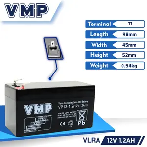 Baterai UPS Battery UPS VRLA VMP 12V 1.2Ah AKI KERING VMP 12V 1.2AH VRLA 12V 1,2AH