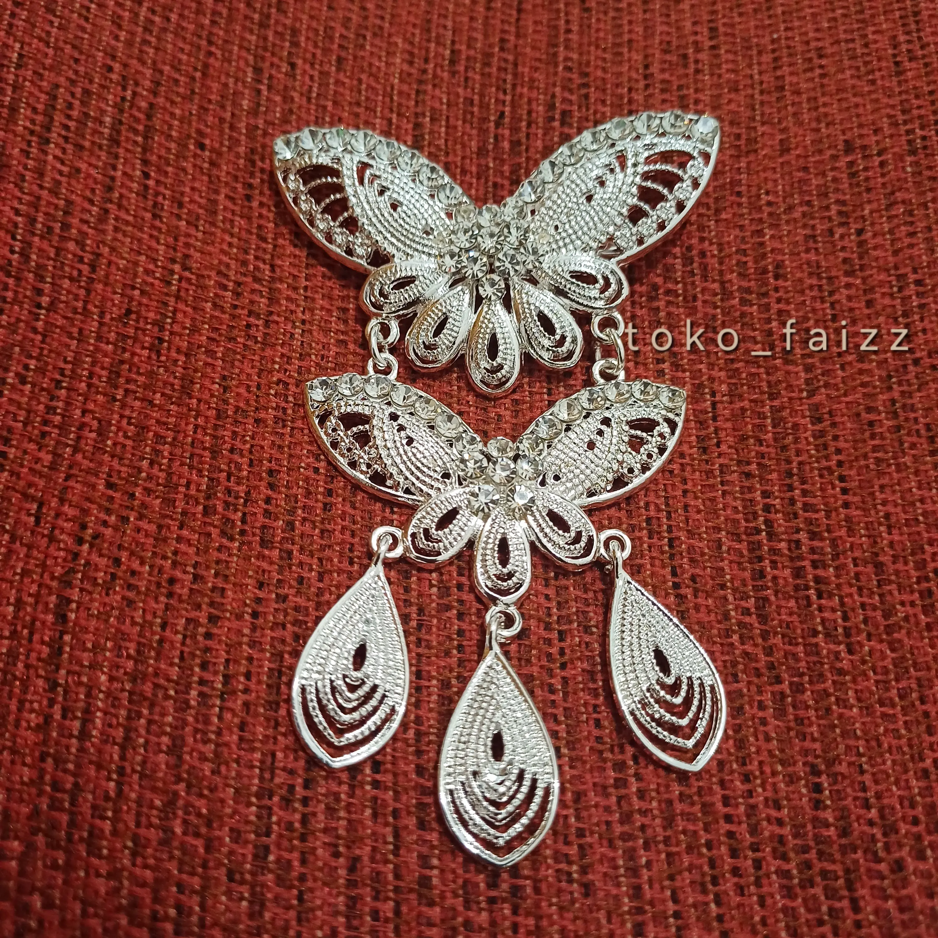 Bros Kebaya/Hiasan Kebaya/Bros Putih/Bros Cantik/Broa Wanita