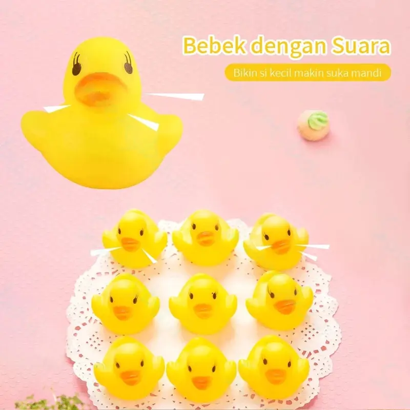 [FELIZKIDS] [FK348] Mainan Bebek Mini / Bebek Karet Mainan Mandi Anak / Baby Bath Toys / Bebek Mini Mainan Anak Saat Mandi / Bebek 2