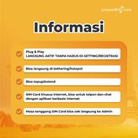 Gambar PINJAM WIFI Sim Card Korea Internet Daily Quota | Simcard Korea Internet Kuota harian - 3 Days, 500MB/Day dari Pinjam WiFi Kota Administrasi Jakarta Pusat 3 Tokopedia