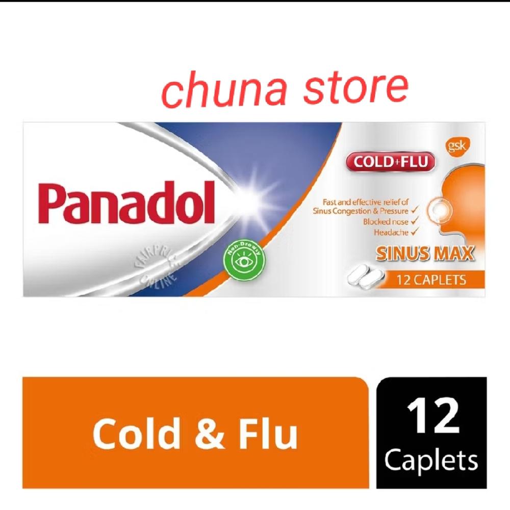 Panadol cold+flu sinus max 12 caplets