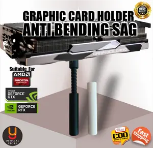 Penyangga  GPU VGA Card Adjustable Stand Off Holder Anti Sag Anti Bend Bracket GTX RTX Radeon RX ARC