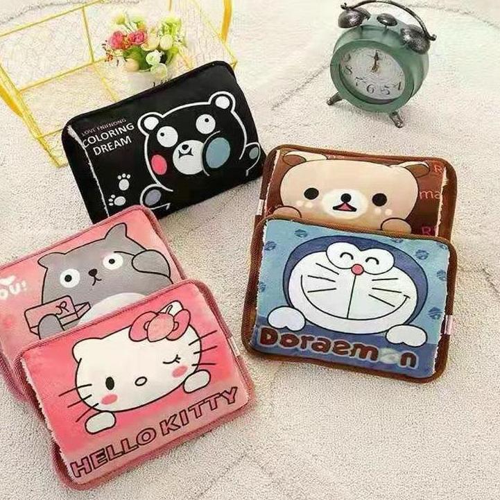 Terlaris!!! [DJ1309]★ Bantal Penghangat Terapi Air Panas Elektrik / Pereda Nyeri Haid Menstruasi / Menstrual Pad / Pemanas Kirim.sekarang - BEAR PINK POLOS