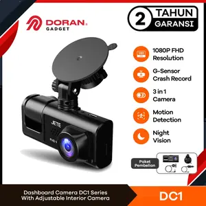 Dashcam JETE DC1 1080p Full HD Night Vision G-Sensor 24 Hours Resmi