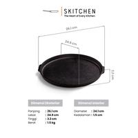 Gambar SKITCHEN Cast Iron Hamburg Hotplate Large (25 cm) - Alat Panggangan Porsi Besar Anti Gores dari SKITCHEN Indonesia Kota Administrasi Jakarta Barat 2 Tokopedia