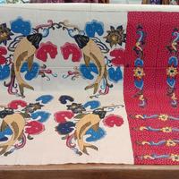 Gambar kain batik tulis pola khusus Hem laki"motif macan dasar warna marun dari Keisha Batik Cirebon Kota Administrasi Jakarta Pusat 4 Tokopedia