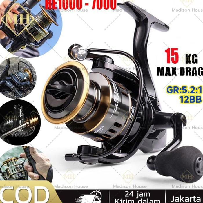 reel shimano murah dan kuat Jual 【COD】Reel Pancing HE 500