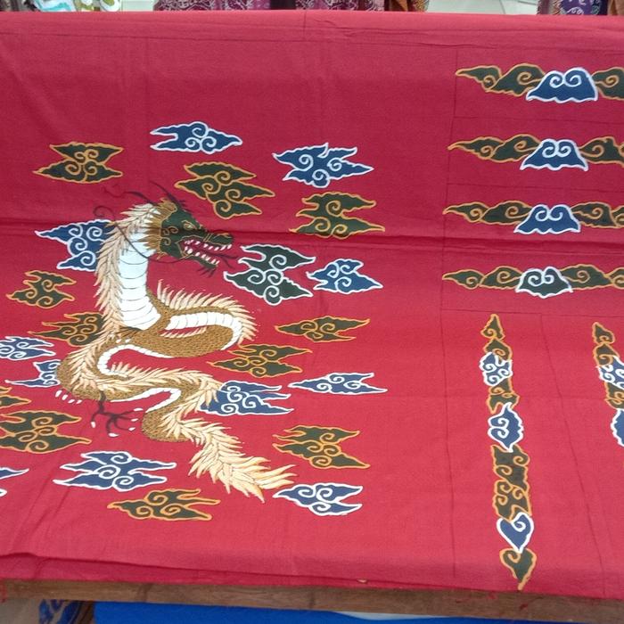 Gambar kain batik tulis pola khusus Hem laki"motif macan dasar warna marun dari Keisha Batik Cirebon Kota Administrasi Jakarta Pusat Tokopedia