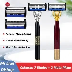 Alat Cukur/Cukuran Jenggot/Cukuran Kumis/Gilimany 4&6&7 Mata Pisau
