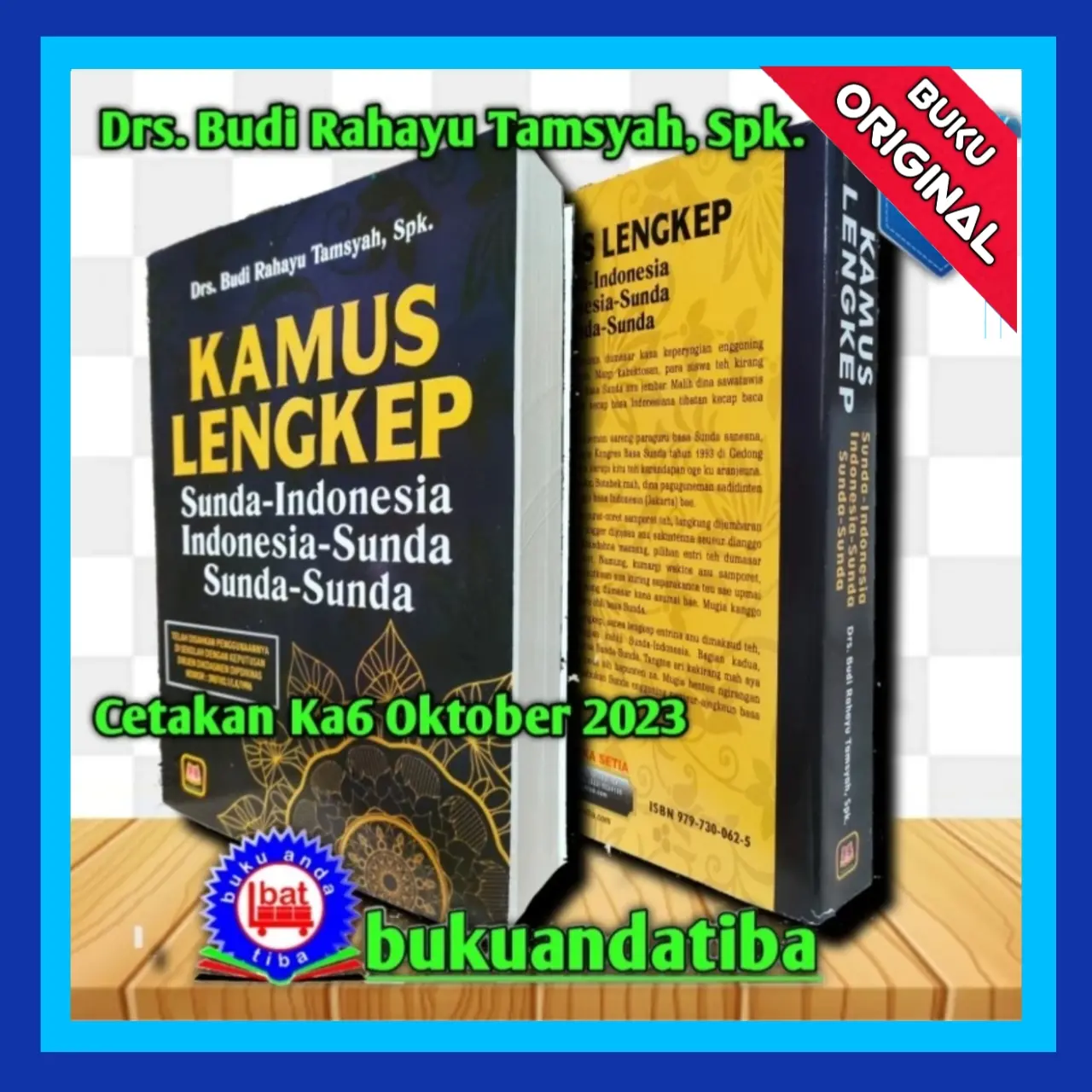 KAMUS LENGKAP SUNDA ( KERTAS CD ) - Drs.Budi Rahayu Tamsyah Spk