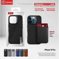 Gambar COPPER SLIM CASE Kompatibel Untuk - Iphone 12 Pro - Premium Hard Case + Magnetic Card Wallet - Black, Case+CardWallet dari Copper.Medan Kota Medan 3 Tokopedia