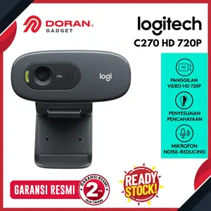 Logitech Webcam C270 720P with Microphone Noise Reducing - Garansi Resmi 1 Tahun