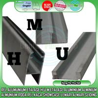 Gambar REL ALUMUNIUM ETALASE H U M RELL ALUMINIUM RAK LEMARI KACA SLIDING dari Center Plus Shop Kota Palembang 1 Tokopedia